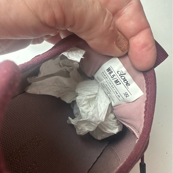 Clove Classic Healthcare Corino Fabric Sneakers Limited Edition Royal Maroon 8.5 - Picture 15 of 16